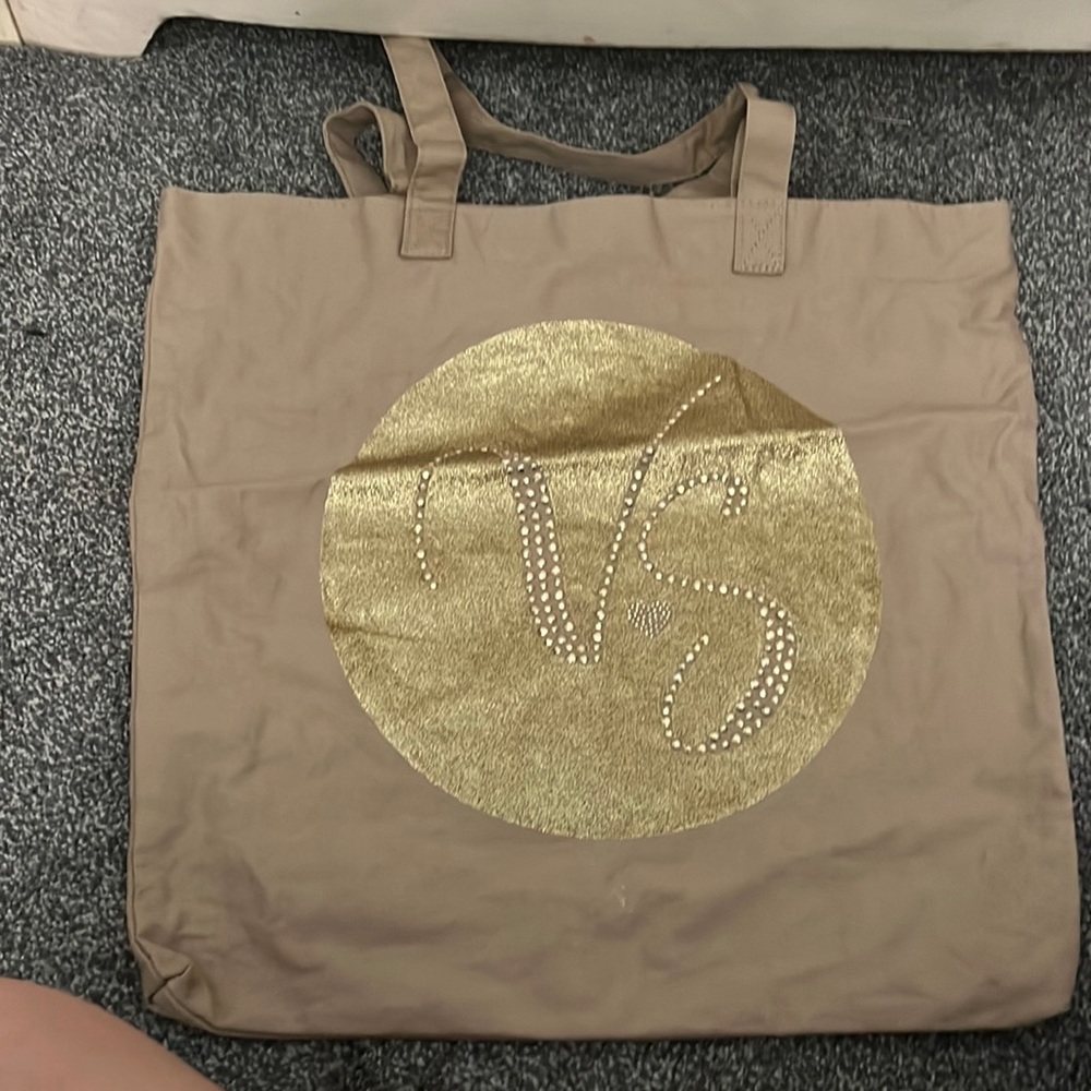 victoria’s secret canvas tote bag